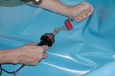 Применение термофенов ручных Leister Hot Jet S