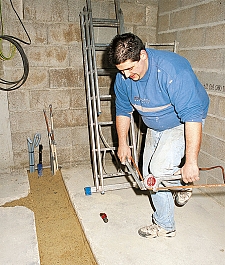 Применение трубогиба рычажного ручного для медных труб Virax 16 мм