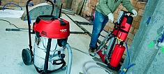Применение универсального строительного пылесоса Hilti VC 60-U Применение универсального строительного пылесоса Hilti VC 60-U
