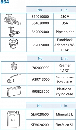 Принадлежности электрического клуппа Super-Ego Supertronic 2000 Принадлежности электрического клуппа Super-Ego Supertronic 2000