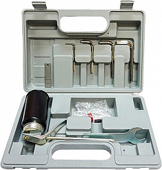 Принадлежности в чемодане гидравлического желобонакатчика Voll V-Groover 6