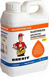 Реагент для промывки системы отопления на любом антифризе Brexit BrexRefining 828