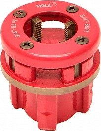Резьбонарезная головка для ручного клуппа Voll BSPT R SS 3/4" Резьбонарезная головка для ручного клуппа Voll BSPT R SS 3/4"