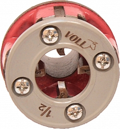 Резьбонарезные головки для электрического клуппа Voll BSPT R SS 1/2" Резьбонарезные головки для электрического клуппа Voll BSPT R SS 1/2"