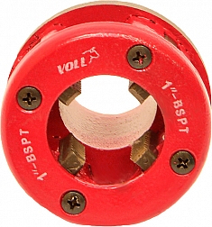 Резьбонарезные головки для ручного клуппа Voll BSPT R SS 1" Резьбонарезные головки для ручного клуппа Voll BSPT R SS 1"