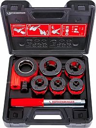 Ручные резьбонарезные клуппы Rothenberger Super Cut Set BSPT R 3/8"-1/2"-3/4"-1"-1 1/4" Ручные резьбонарезные клуппы Rothenberger Super Cut Set BSPT R 3/8"-1/2"-3/4"-1"-1 1/4"