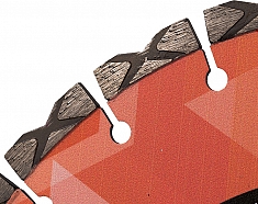 Сегменты сегментного алмазного круга Diam Extra Line 1A1RSS Multi Purpose X-Type Гранит 350 мм