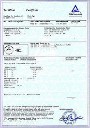 Сертификат насоса для плиткореза электрического Battipav S0 Сертификат насоса для плиткореза электрического Battipav S0