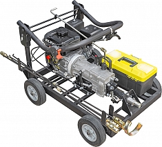 Штанговая бензиновая прочистная машина для прочистки канализационных труб Crocodile Mamont 2.0 Штанговая бензиновая прочистная машина для прочистки канализационных труб Crocodile Mamont 2.0