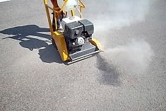 Создание профильного шва бензиновым раздельщиком трещин Сплитстоун CS-913 Lifan 190F