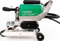 Сварочный автомат горячего воздуха с комбинированным клином Leister Twinny T5 вид сбоку