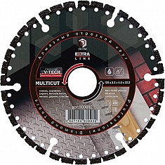 Универсальный алмазный круг Diam Extra Line V-Tech Multicut 125 мм