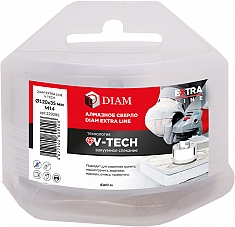 Упаковка алмазного сверла вакуумного спекания Diam Extra Line V-Tech M14 120 мм