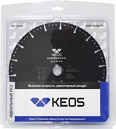 Упаковка диска алмазного универсального Keos Professional 230 мм Упаковка диска алмазного универсального Keos Professional 230 мм