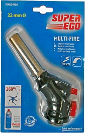Упаковка газовой горелки на баллончик с пьезоподжигом для пайки Super-Ego Multifire