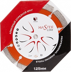 Упаковка сегментного алмазного круга Diam Master Line 1A1RSS Универсал 125 мм