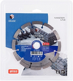 Упаковка сегментного алмазного круга Diam Master Line 1A1RSS Железобетон 150 мм