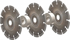 Установка дисков штробореза Eibenstock EMF 180.2