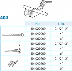 Запасные части цепных тисков для труб Super-Ego 2 1/2